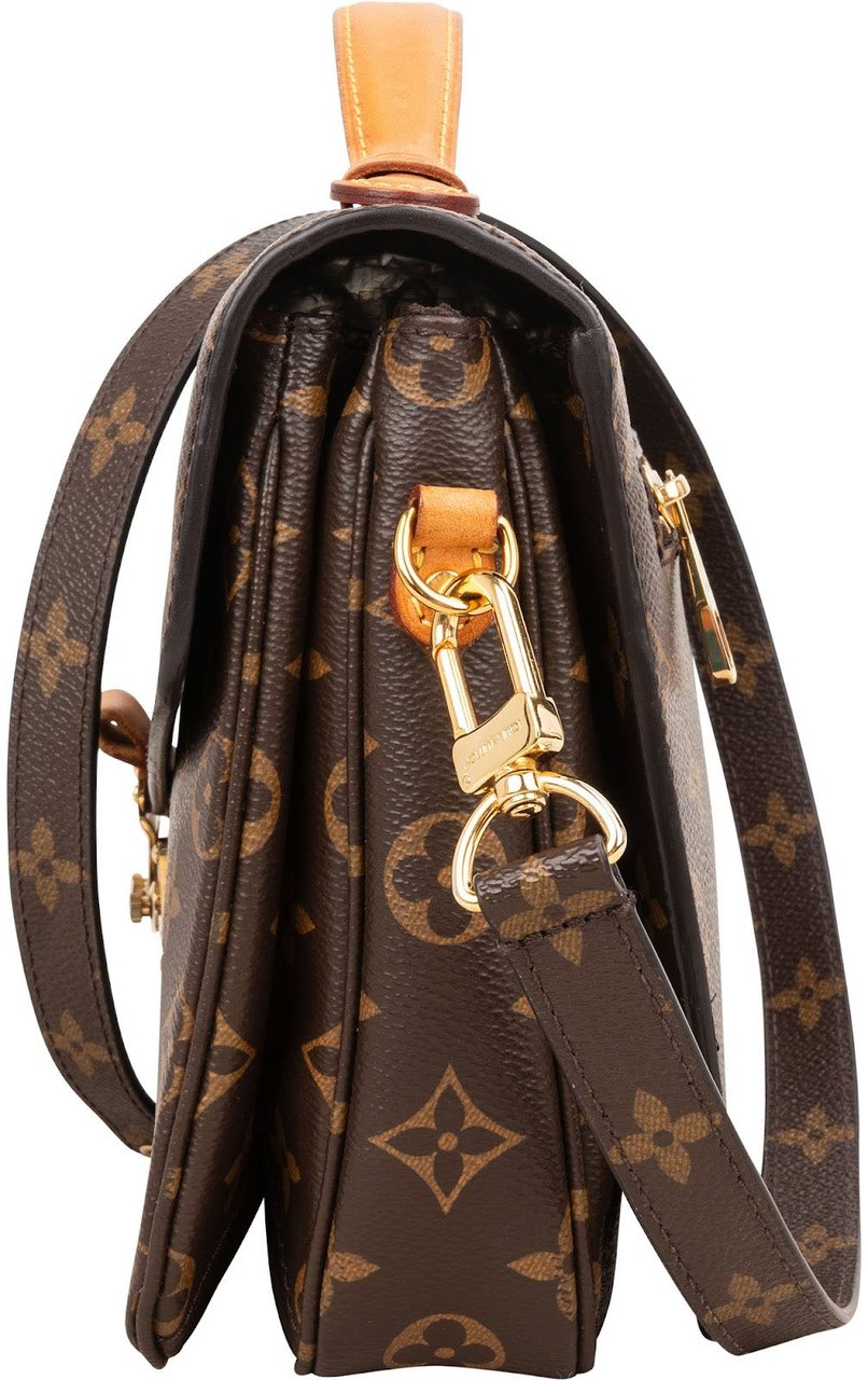 Louis Vuitton Monogram Canvas Pochette Métis Handbag Bruin