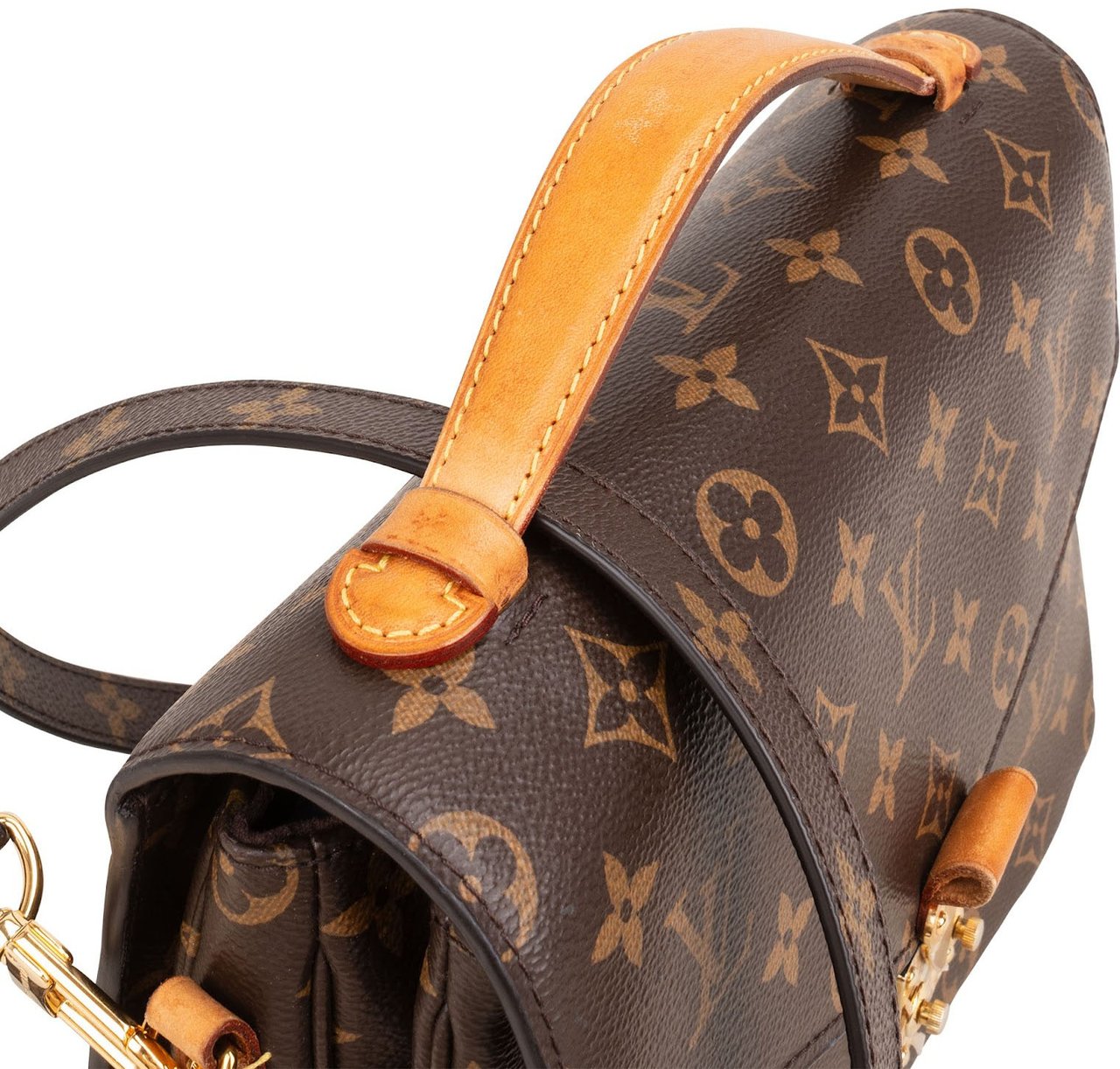 Louis Vuitton Monogram Canvas Pochette Métis Handbag Bruin