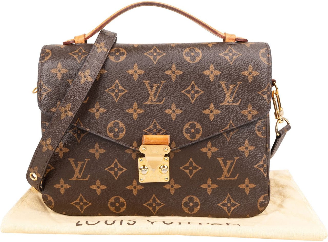 Louis Vuitton Monogram Canvas Pochette Métis Handbag Bruin