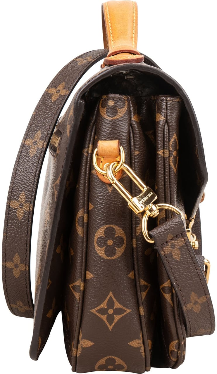 Louis Vuitton Monogram Canvas Pochette Métis Handbag Bruin