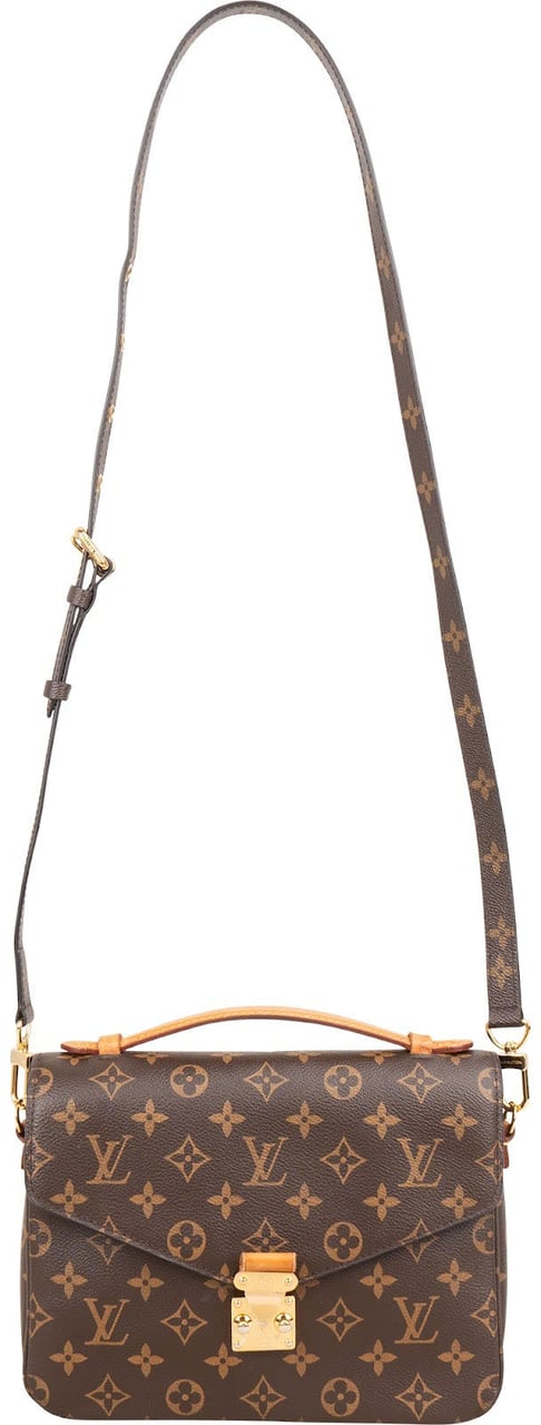 Louis Vuitton Monogram Canvas Pochette Métis Handbag Bruin