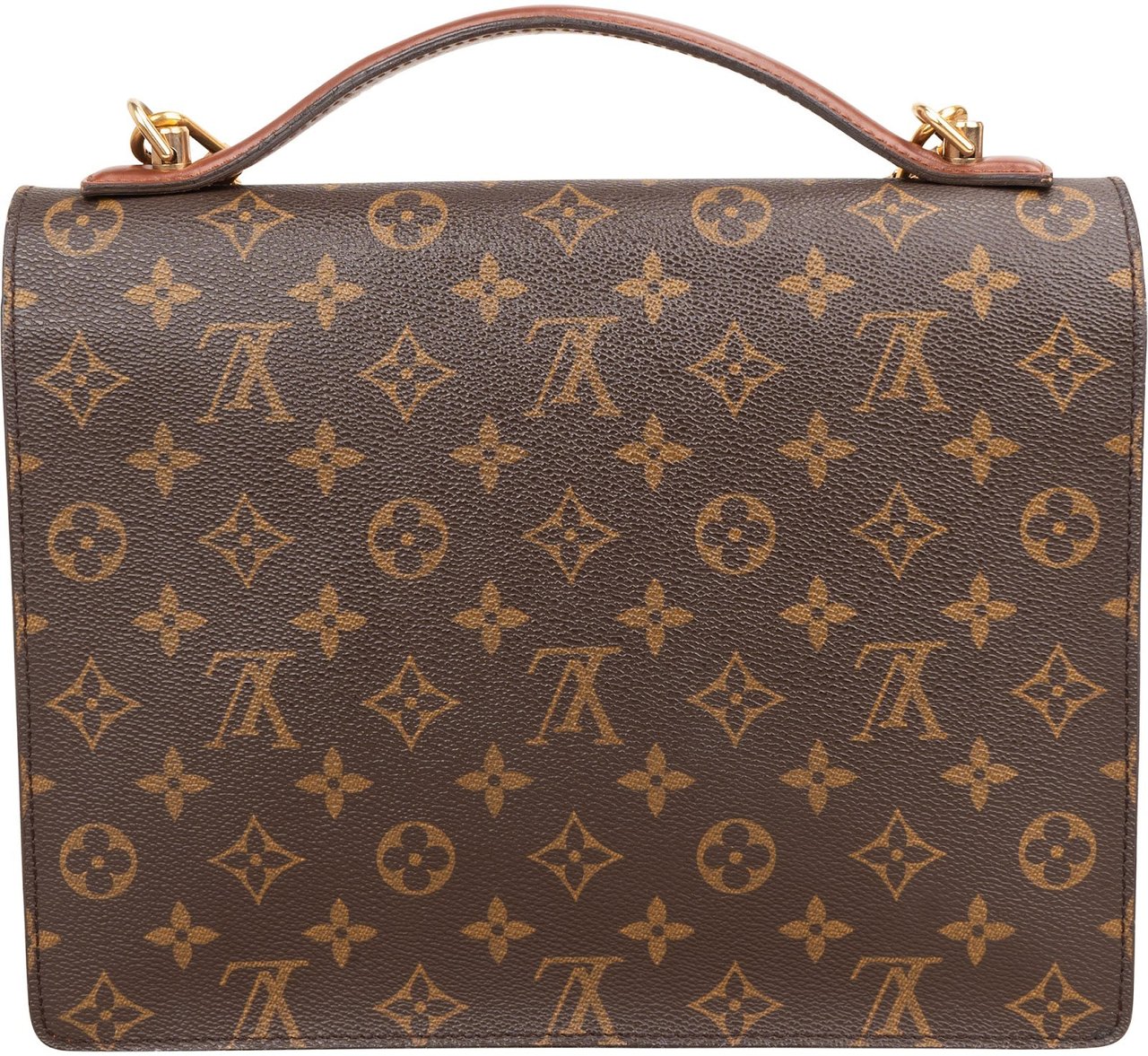 Louis Vuitton Monogram Canvas Monceau Handbag Bruin