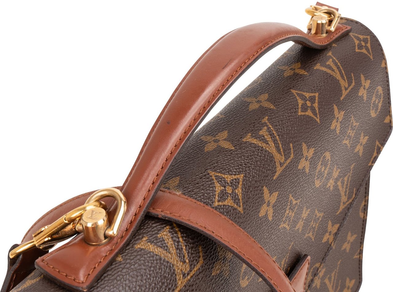 Louis Vuitton Monogram Canvas Monceau Handbag Bruin