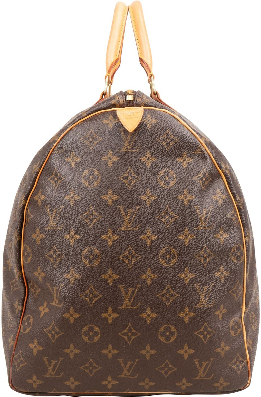 Louis Vuitton Monogram Canvas Keepall 60 Travel Bag Bruin