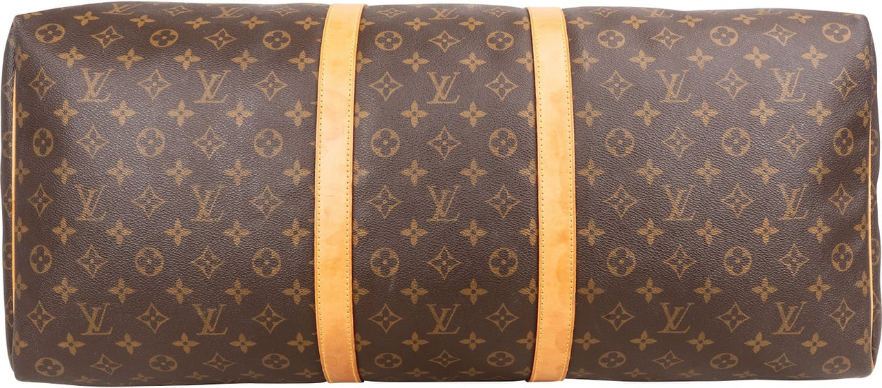 Louis Vuitton Monogram Canvas Keepall 60 Travel Bag Bruin