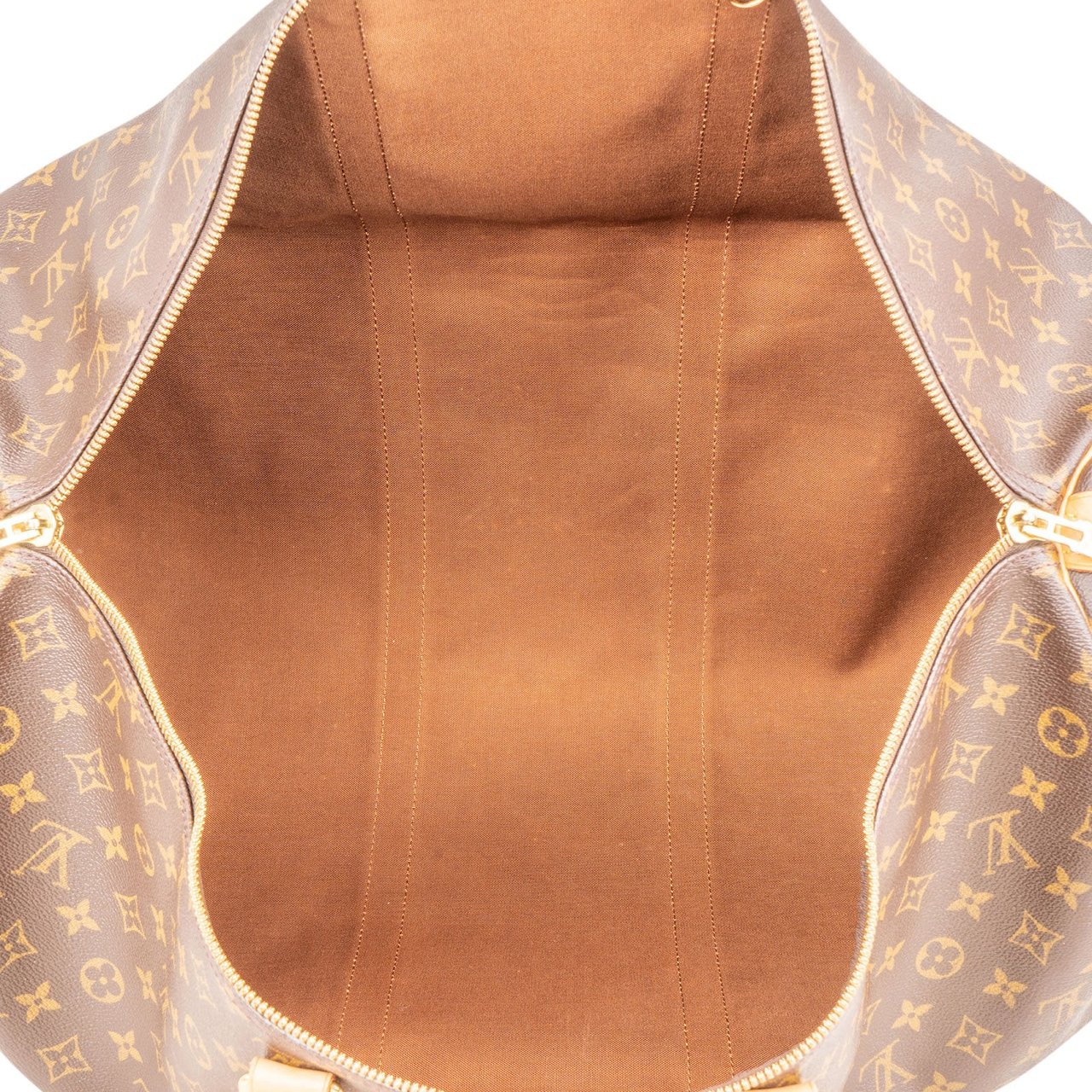Louis Vuitton Monogram Canvas Keepall 60 Travel Bag Bruin
