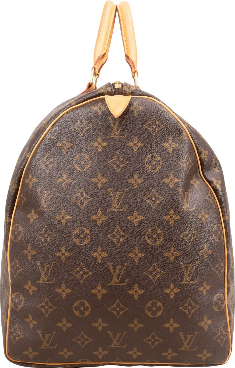 Louis Vuitton Monogram Canvas Keepall 60 Travel Bag Bruin
