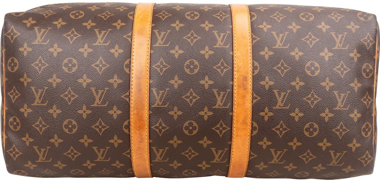 Louis Vuitton Monogram Canvas Keepall 50 Travel Bag Bruin