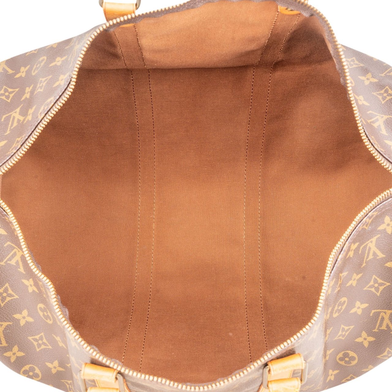 Louis Vuitton Monogram Canvas Keepall 50 Travel Bag Bruin