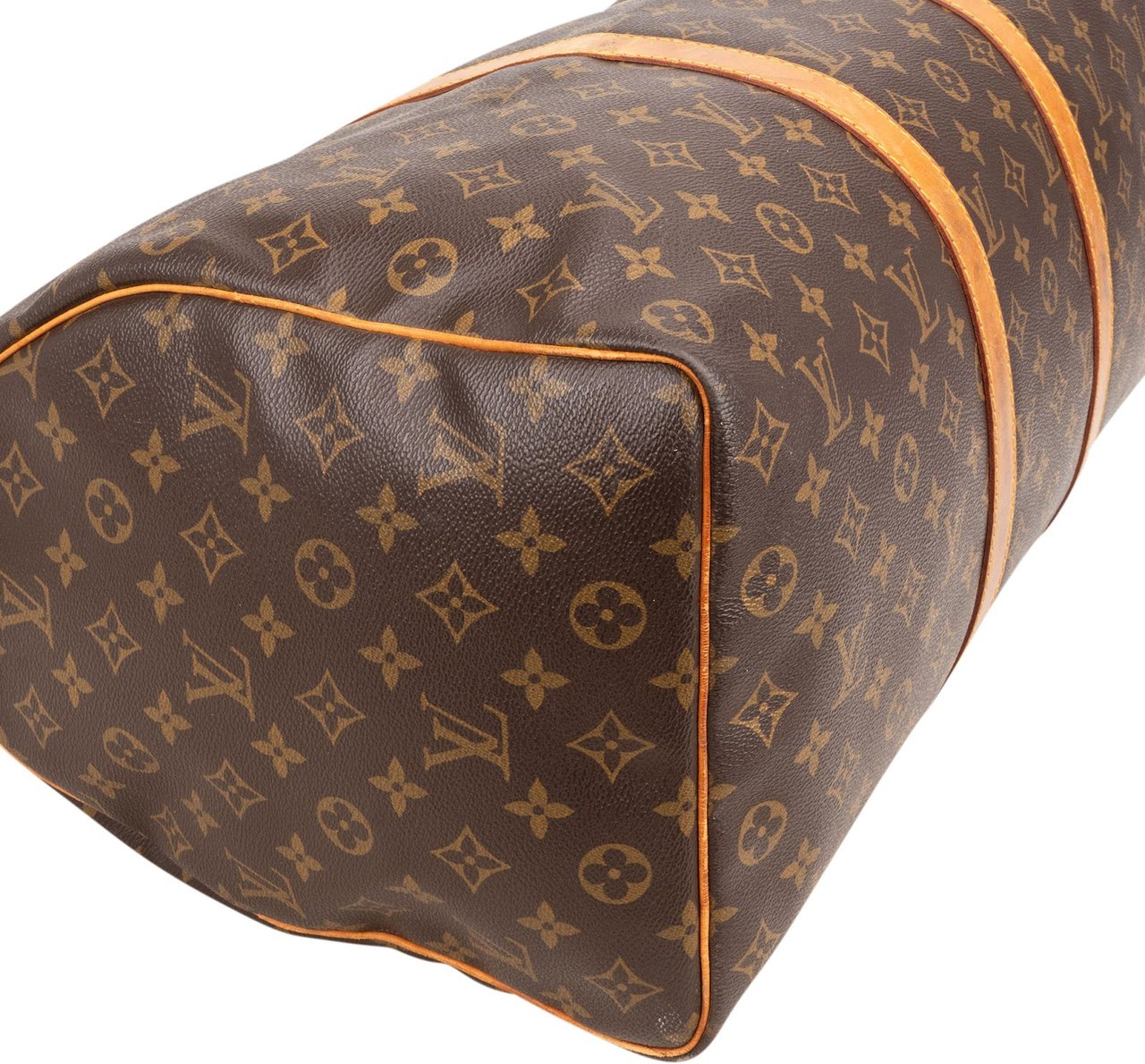 Louis Vuitton Monogram Canvas Keepall 50 Travel Bag Bruin