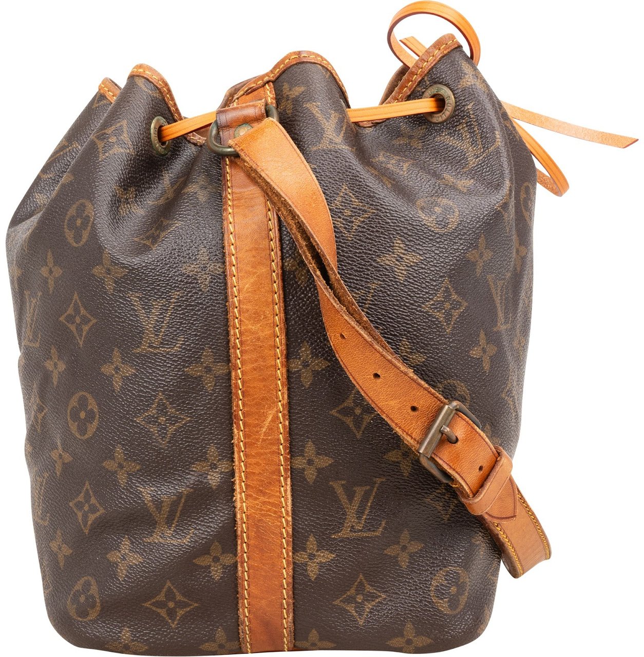 Louis Vuitton Monogram Canvas Sac Noé Petit Shoulder Bag Bruin