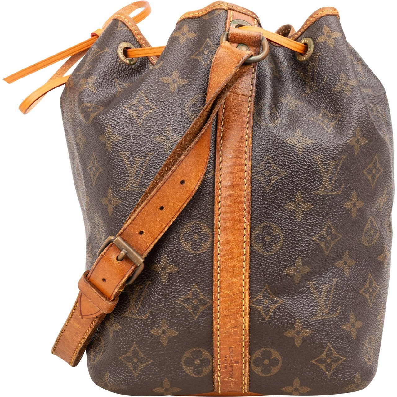 Louis Vuitton Monogram Canvas Sac Noé Petit Shoulder Bag Bruin