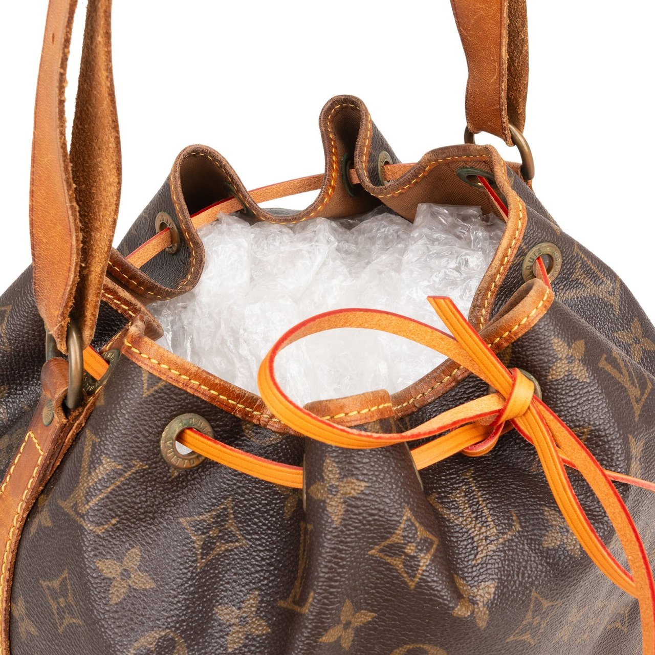 Louis Vuitton Monogram Canvas Sac Noé Petit Shoulder Bag Bruin