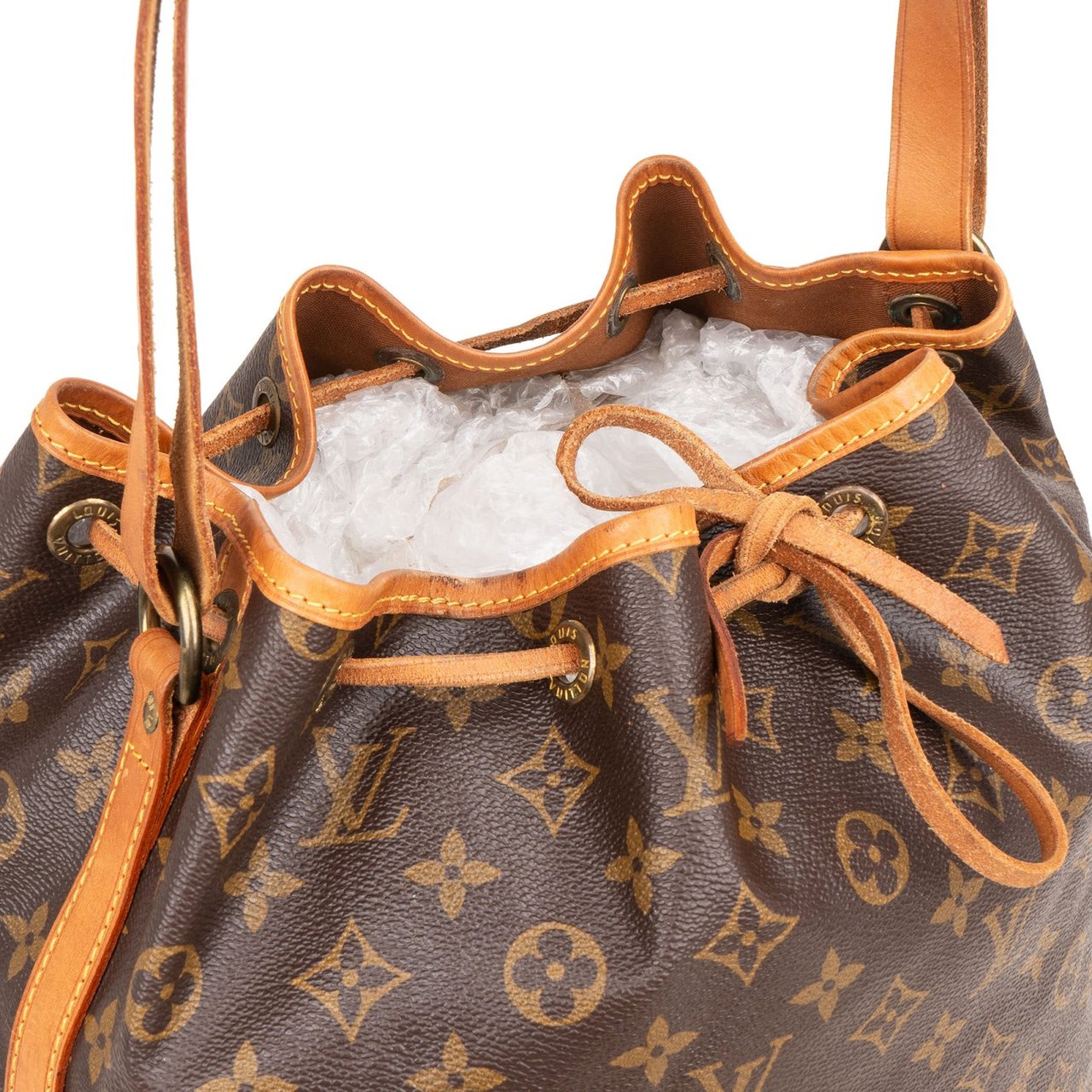 Louis Vuitton Monogram Canvas Sac Noé Grande Shoulder Bag Bruin