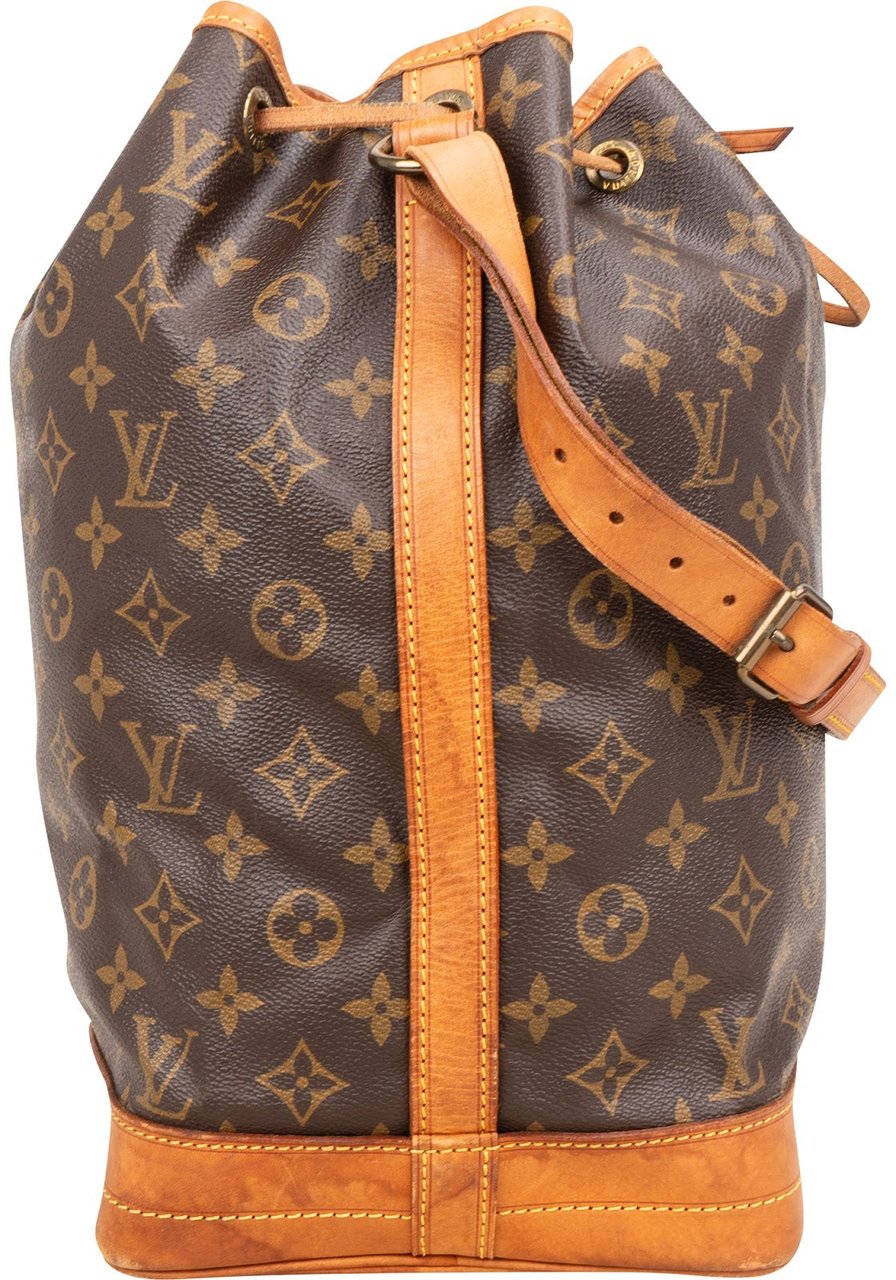 Louis Vuitton Monogram Canvas Sac Noé Grande Shoulder Bag Bruin
