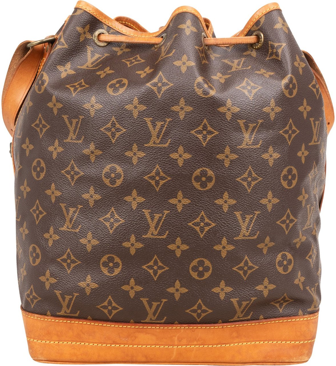 Louis Vuitton Monogram Canvas Sac Noé Grande Shoulder Bag Bruin