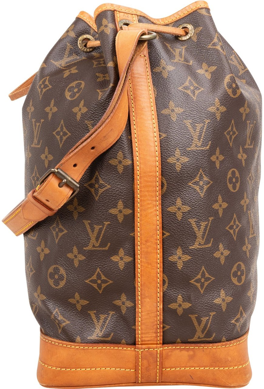 Louis Vuitton Monogram Canvas Sac Noé Grande Shoulder Bag Bruin