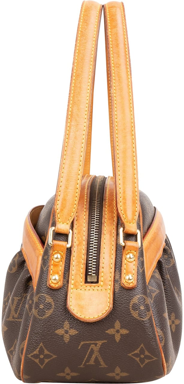Louis Vuitton Monogram Canvas Clara Handbag Bruin