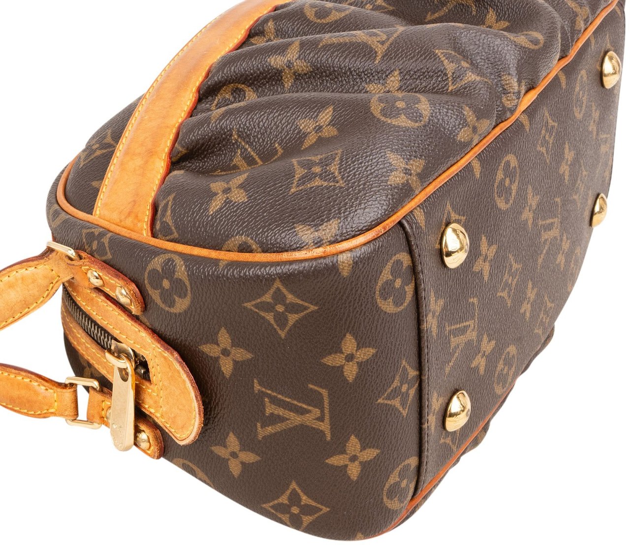 Louis Vuitton Monogram Canvas Clara Handbag Bruin