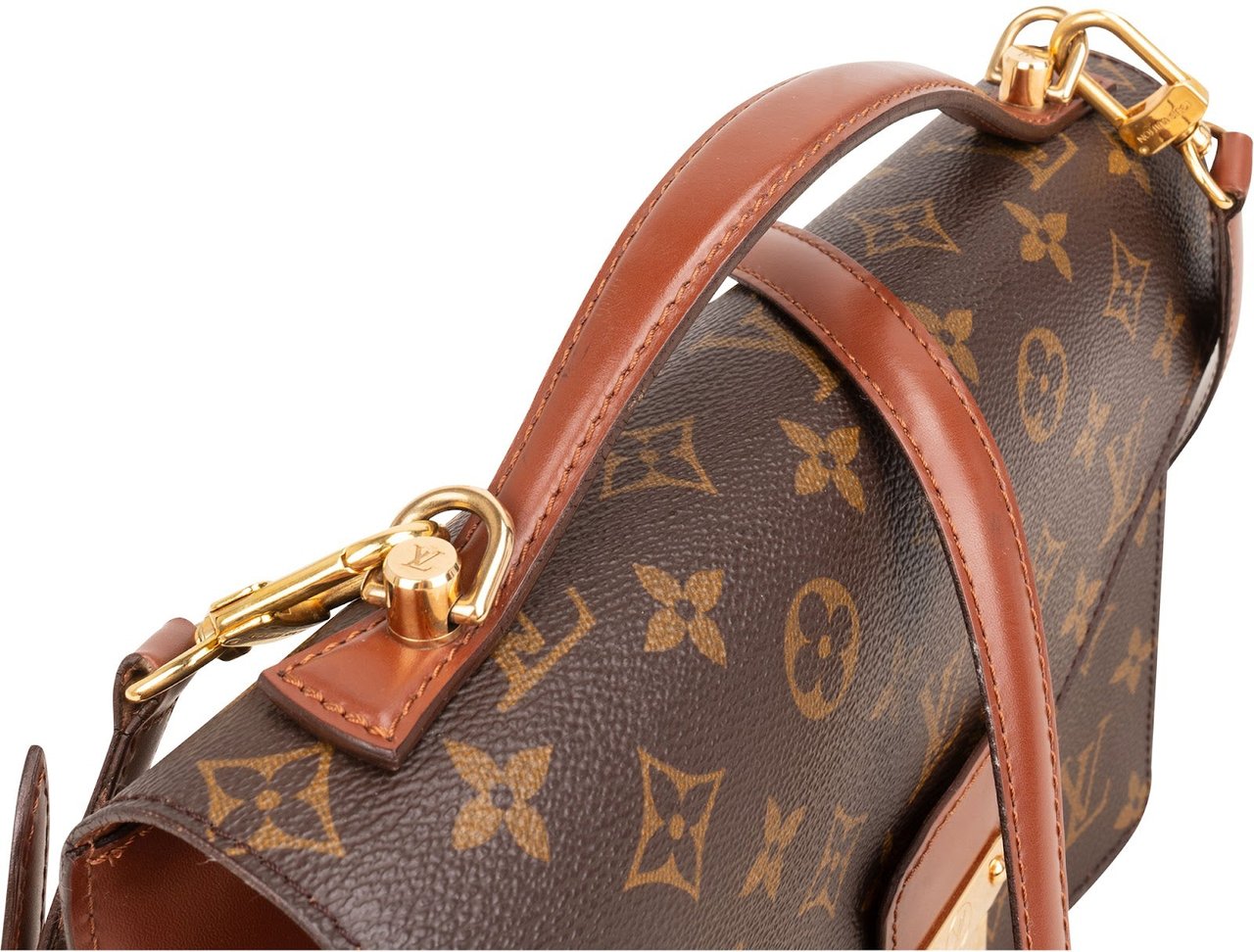 Louis Vuitton Monogram Canvas Monceau Handbag Bruin