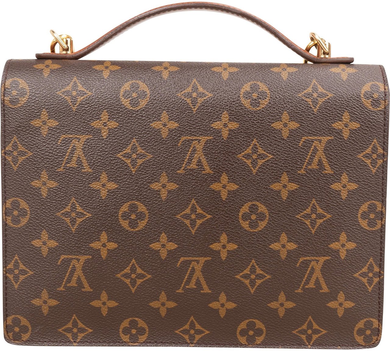 Louis Vuitton Monogram Canvas Monceau Handbag Bruin