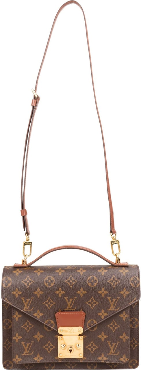 Louis Vuitton Monogram Canvas Monceau Handbag Bruin