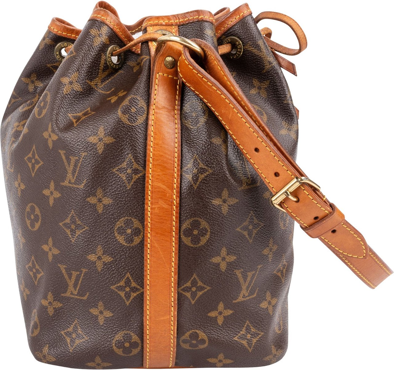 Louis Vuitton Monogram Canvas Sac Noé Petit Shoulder Bag Bruin
