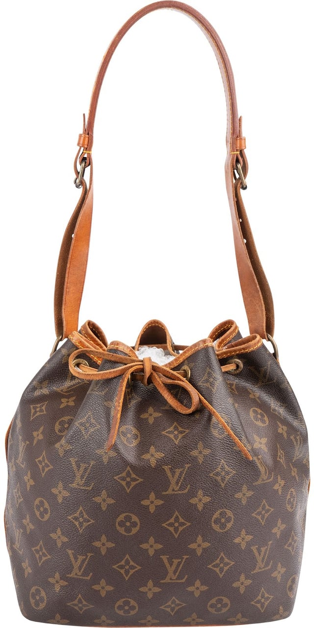 Louis Vuitton Monogram Canvas Sac Noé Petit Shoulder Bag Bruin