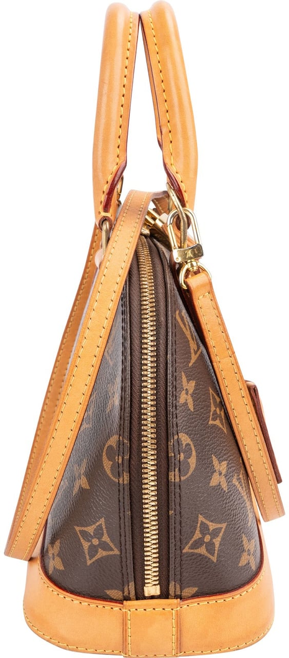 Louis Vuitton Monogram Canvas Alma BB Handbag Bruin