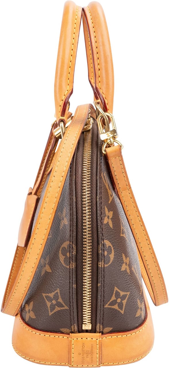 Louis Vuitton Monogram Canvas Alma BB Handbag Bruin