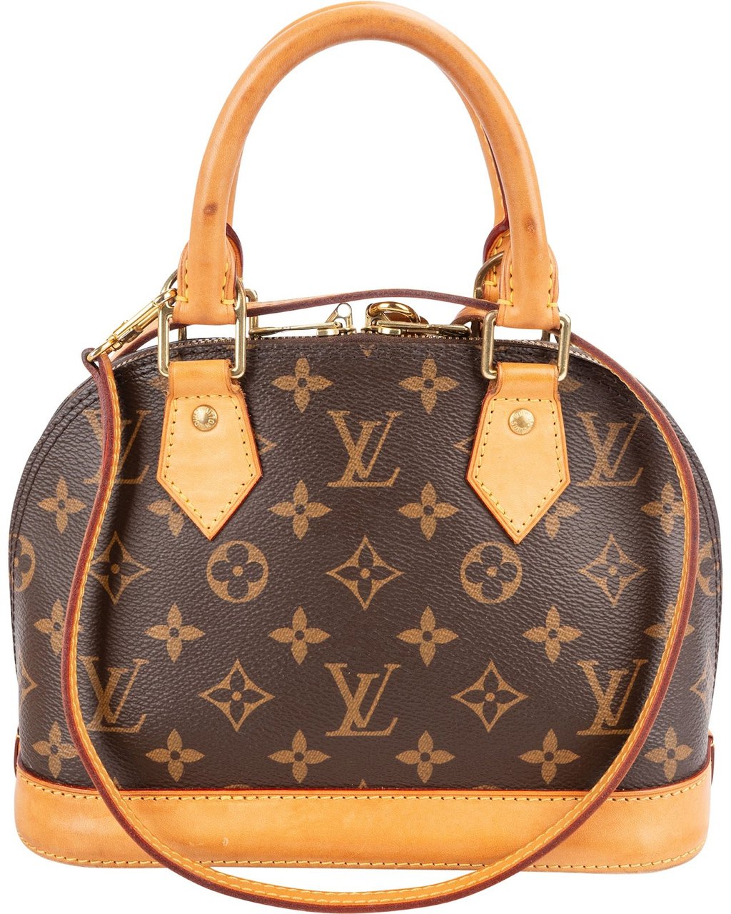 Louis Vuitton Monogram Canvas Alma BB Handbag Bruin