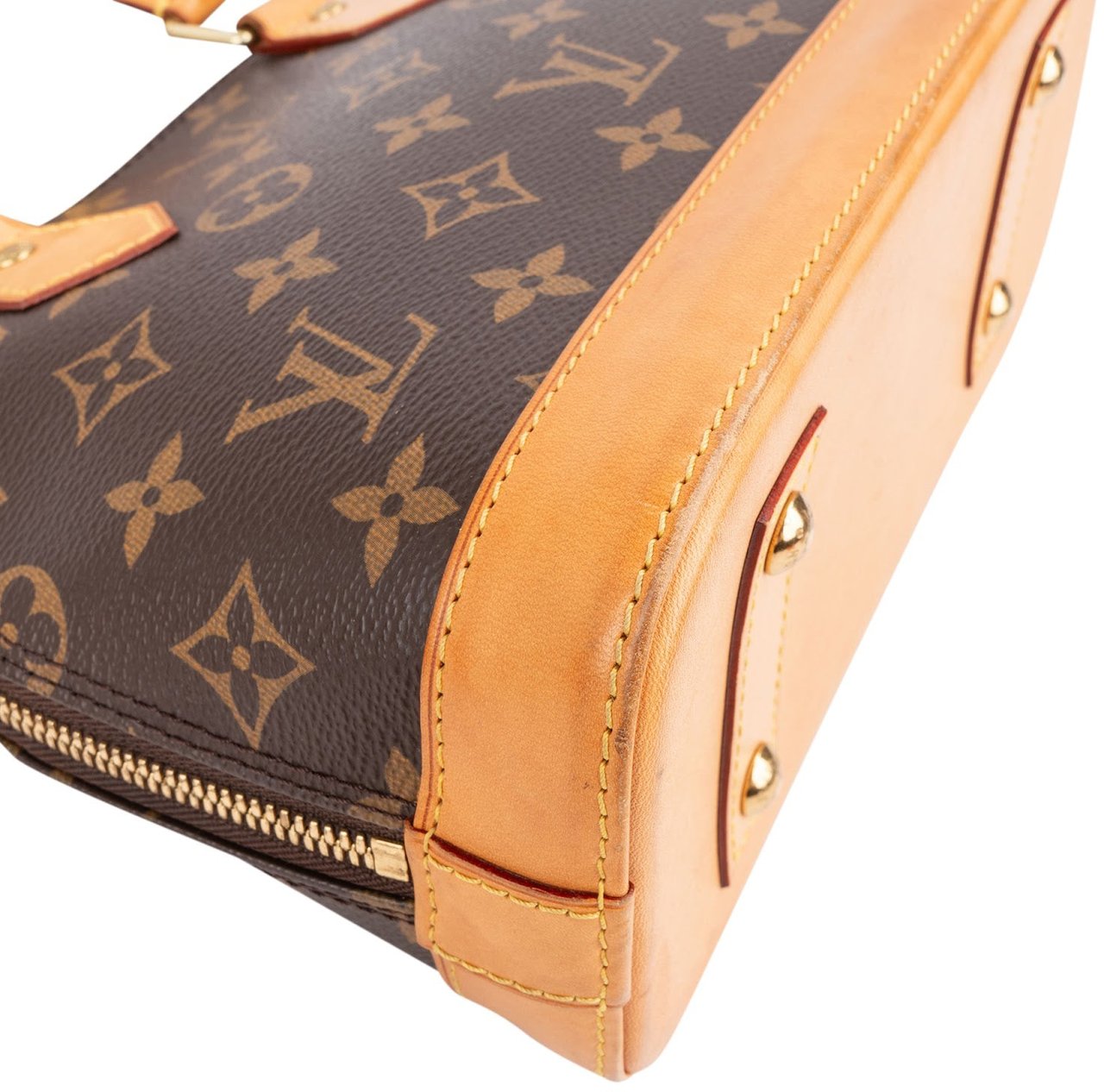 Louis Vuitton Monogram Canvas Alma BB Handbag Bruin