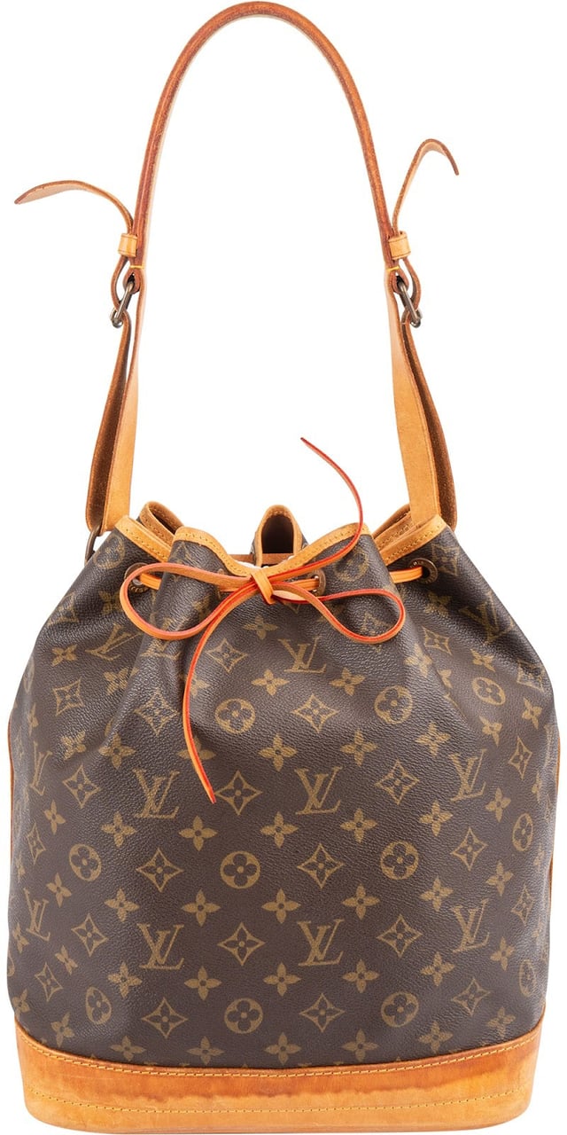 Louis Vuitton Monogram Canvas Sac Noé Grande Shoulder Bag Bruin