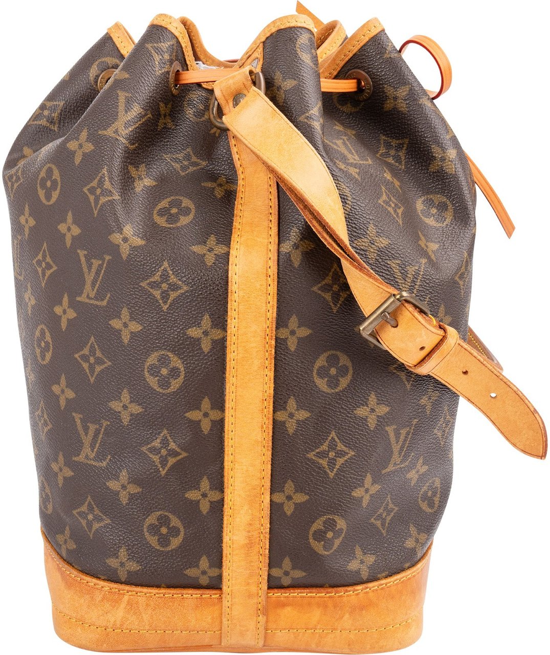 Louis Vuitton Monogram Canvas Sac Noé Grande Shoulder Bag Bruin