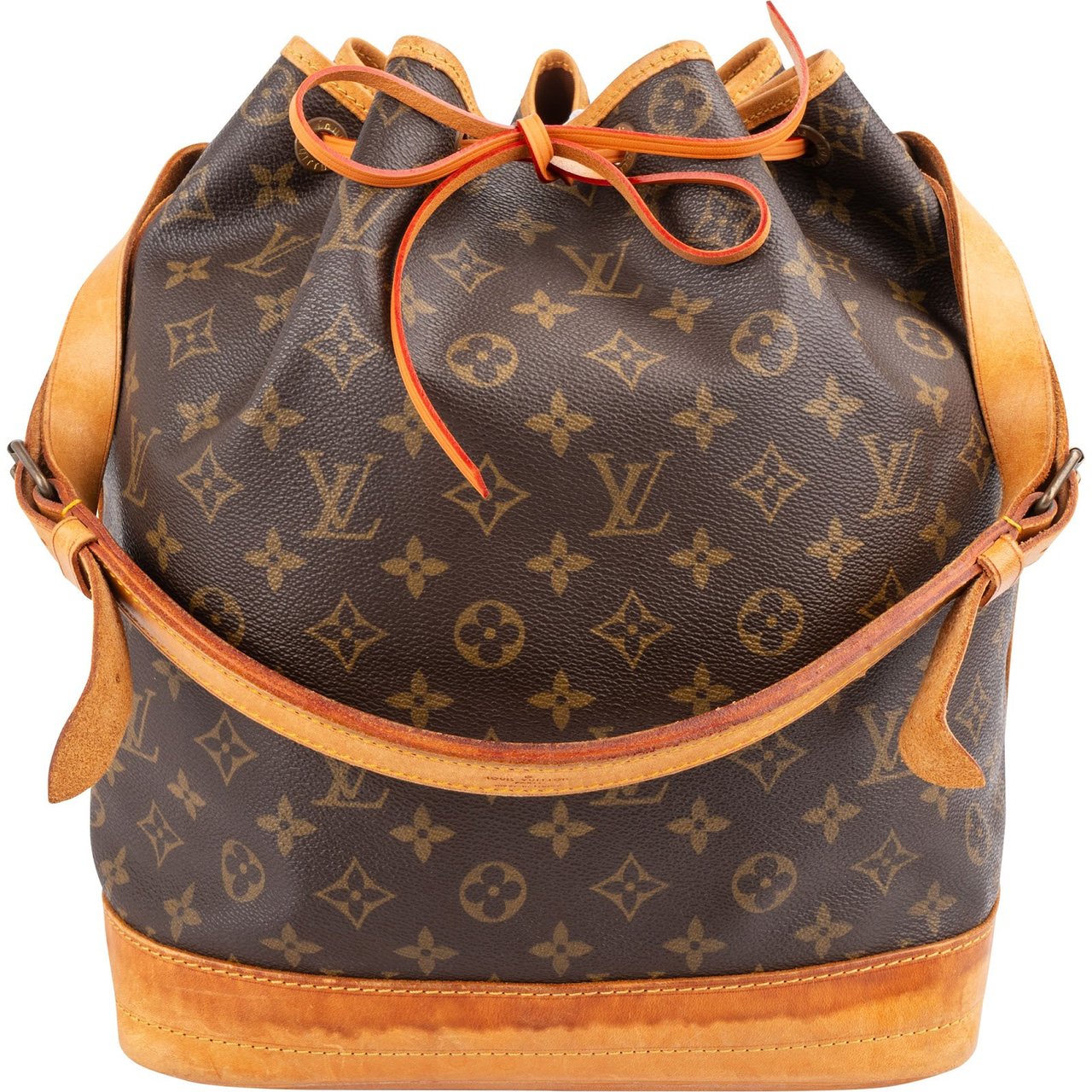 Louis Vuitton Monogram Canvas Sac Noé Grande Shoulder Bag Bruin
