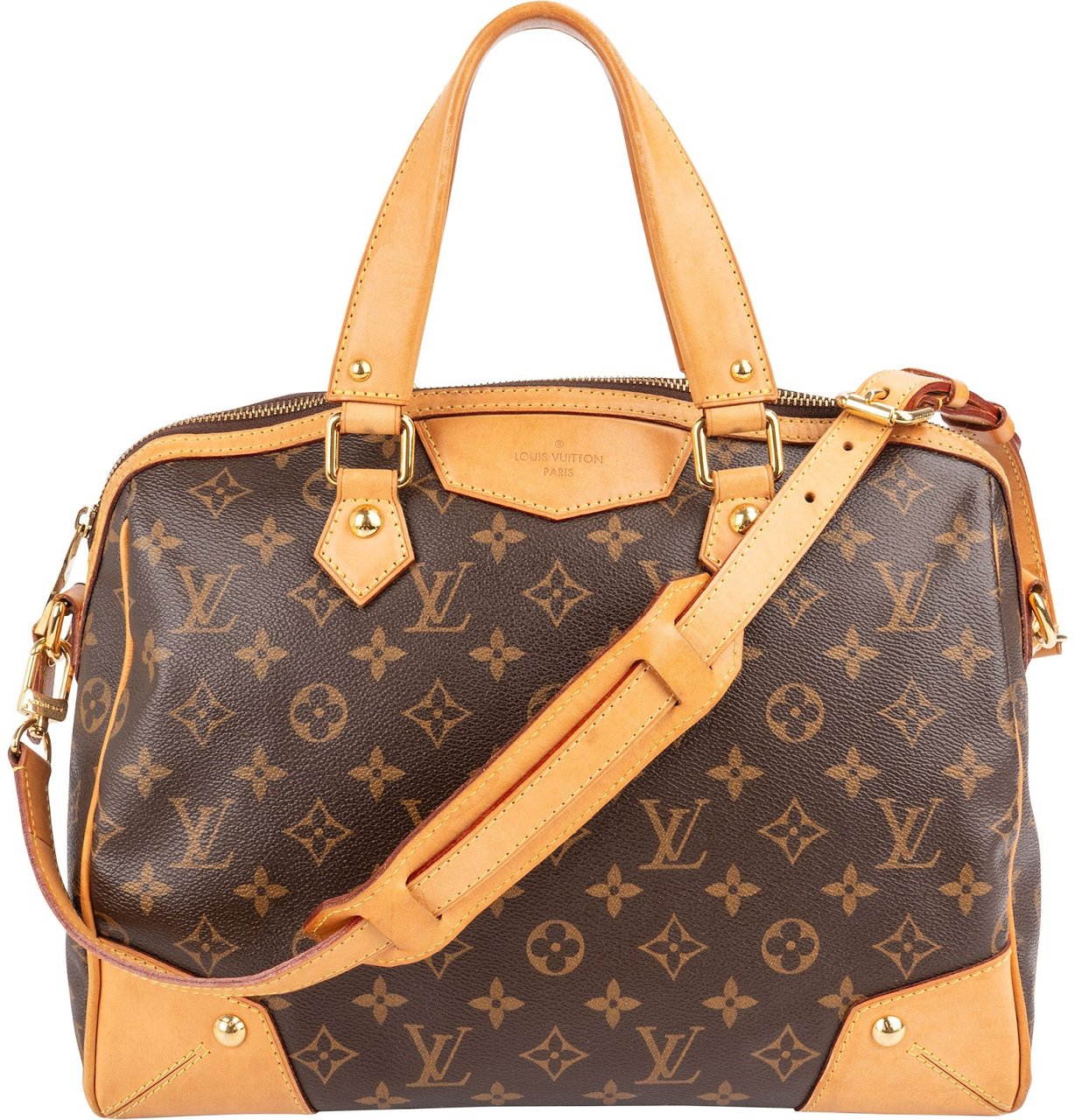 Louis Vuitton Monogram Canvas Retiro PM Handbag Bruin