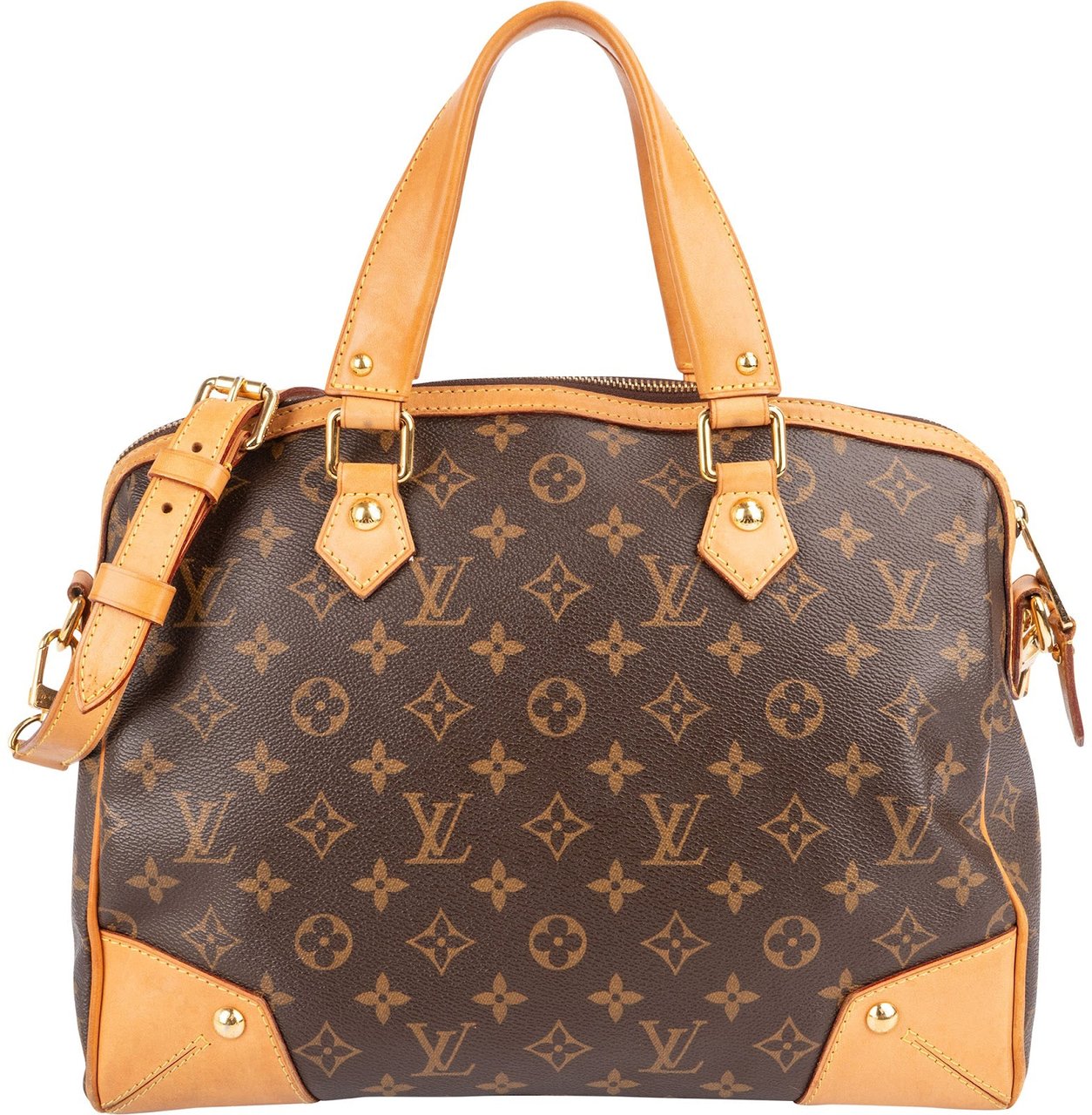 Louis Vuitton Monogram Canvas Retiro PM Handbag Bruin