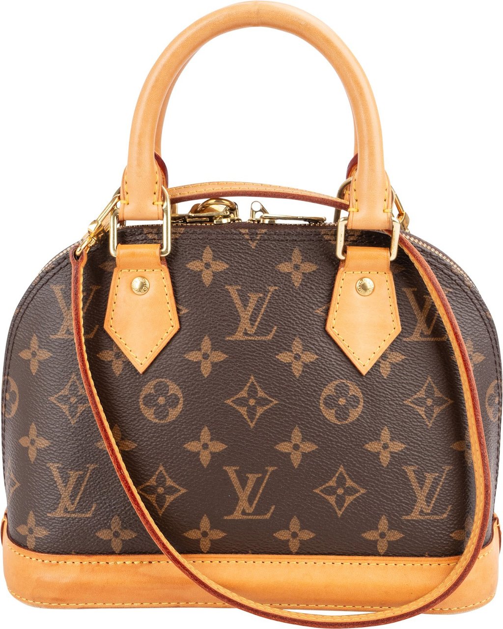 Louis Vuitton Monogram Canvas Alma BB Handbag Bruin