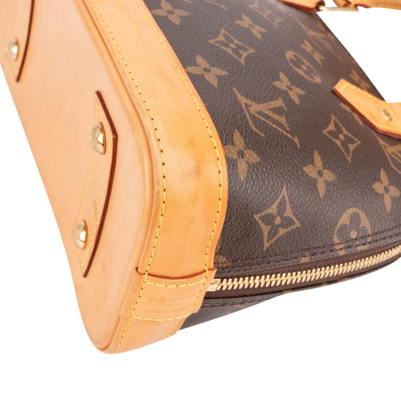 Louis Vuitton Monogram Canvas Alma BB Handbag Bruin