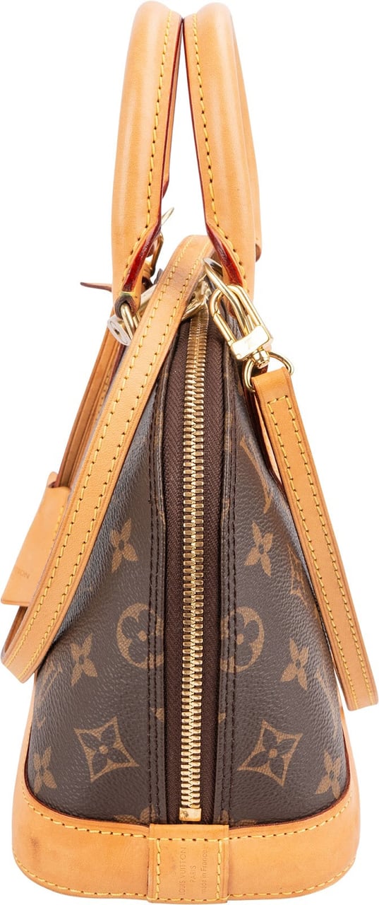 Louis Vuitton Monogram Canvas Alma BB Handbag Bruin