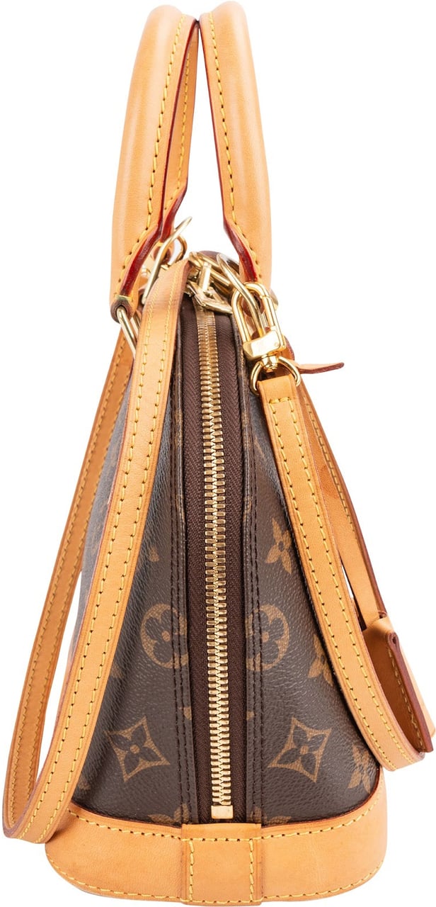 Louis Vuitton Monogram Canvas Alma BB Handbag Bruin