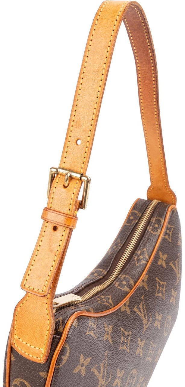 Louis Vuitton Monogram Canvas Croissant PM Shoulder Bag Bruin
