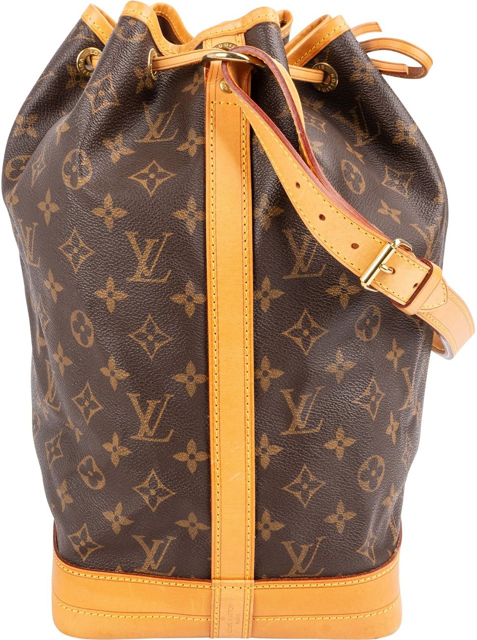 Louis Vuitton Monogram Canvas Sac Noé Grande Shoulder Bag Bruin