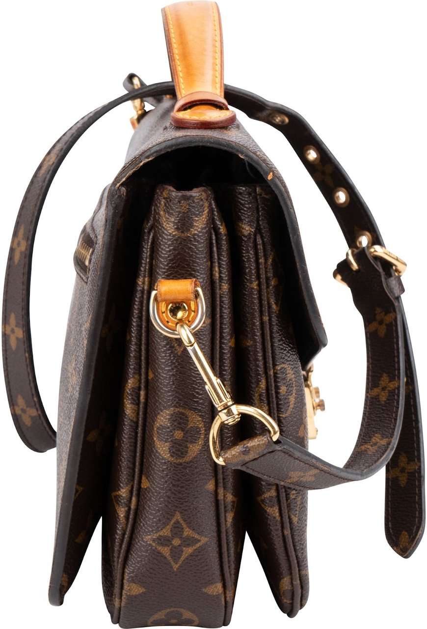 Louis Vuitton Monogram Canvas Pochette Métis Handbag Bruin