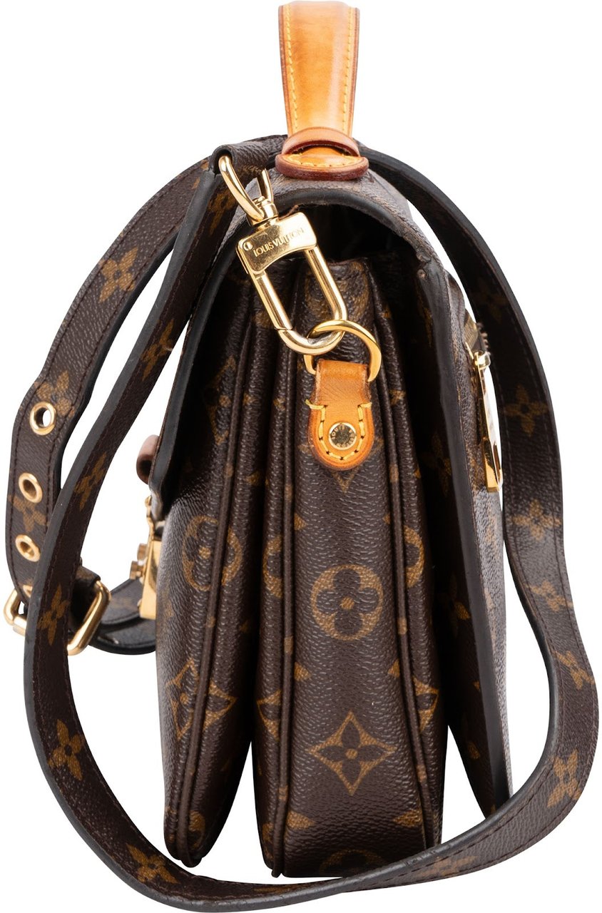Louis Vuitton Monogram Canvas Pochette Métis Handbag Bruin