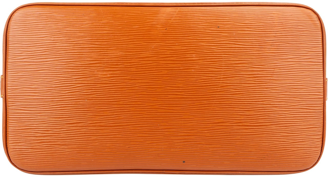 Louis Vuitton Cognac Epi Leather Alma PM Handbag Oranje