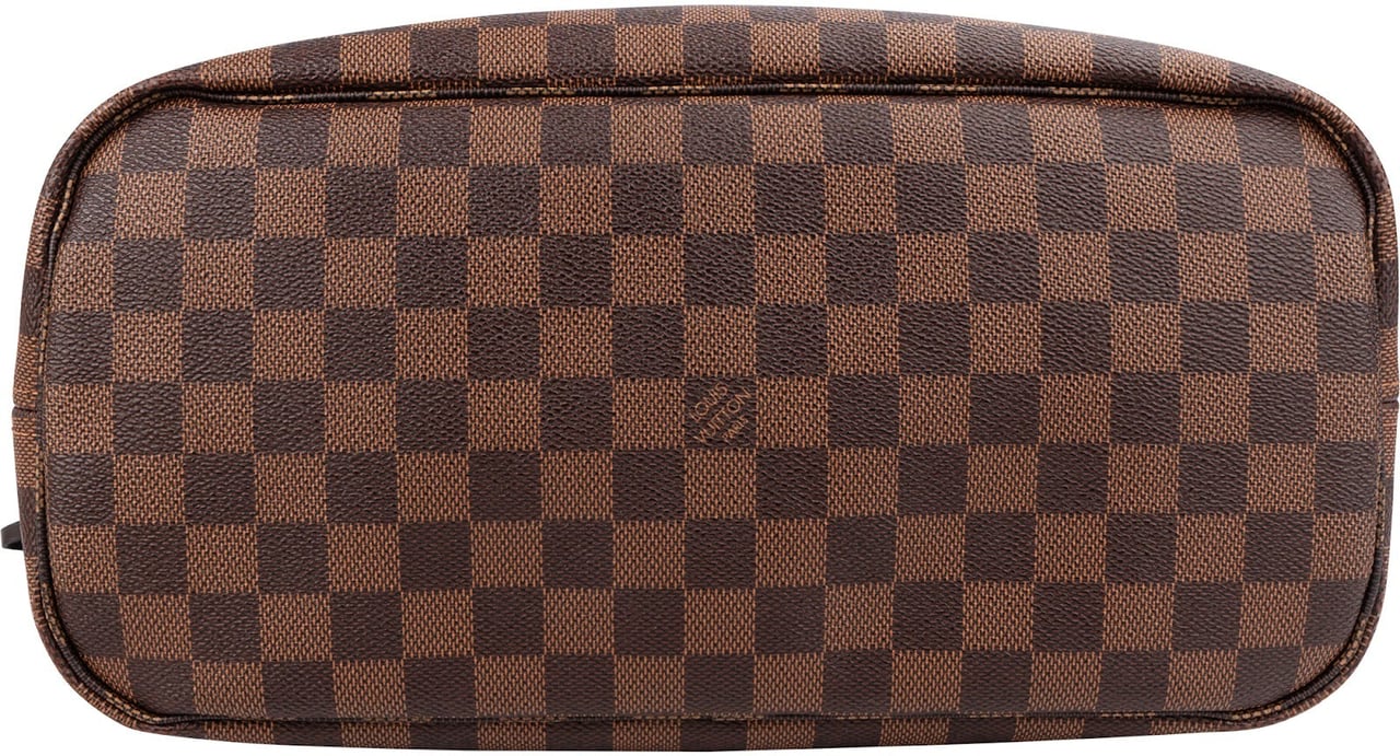Louis Vuitton Monogram Damier Ebene Neverfull MM Shoulder Bag Bruin