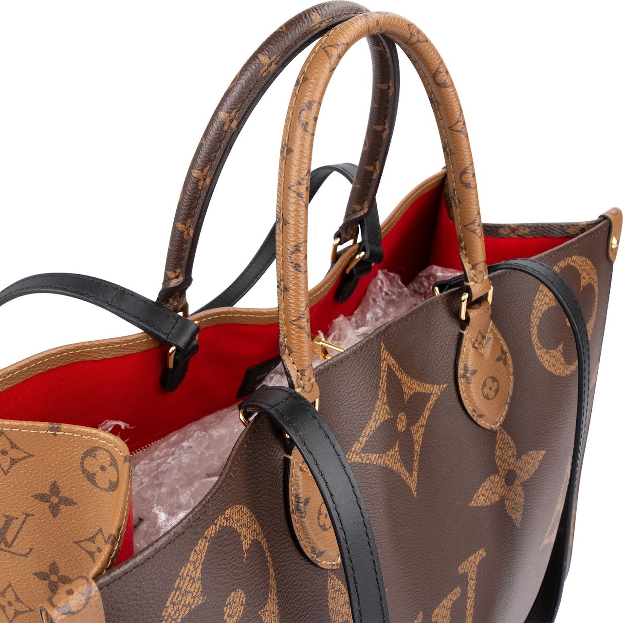 Louis Vuitton Monogram Giant OnTheGo GM Shoulder Bag Bruin