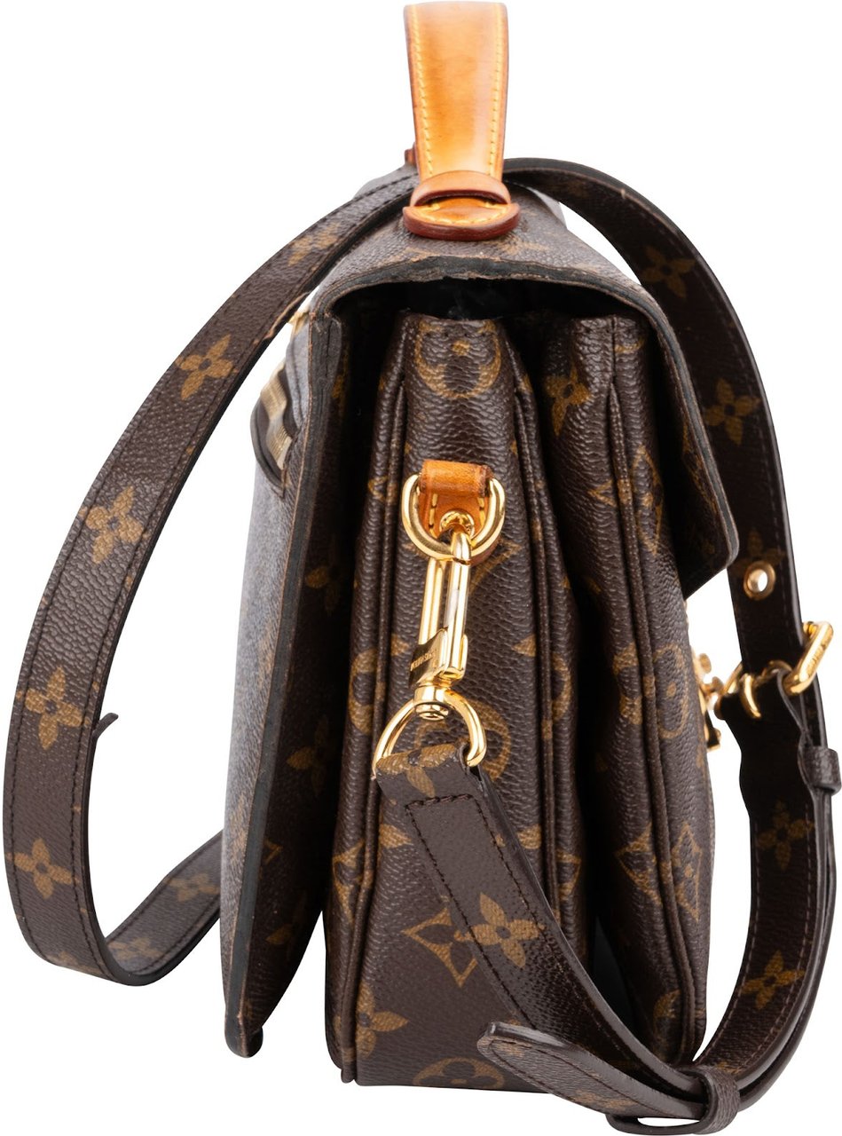 Louis Vuitton Monogram Canvas Pochette Métis Handbag Bruin