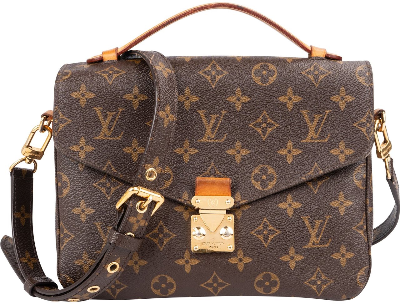 Louis Vuitton Monogram Canvas Pochette Métis Handbag Bruin